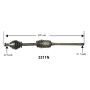 Autopart International Axle Assembly 100% NEW 1700203841