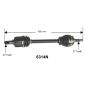 Autopart International Axle Assembly 100% NEW 1700206309