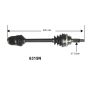 Autopart International Axle Assembly 100% NEW 1700206310