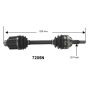 Autopart International Axle Assembly 100% NEW 1700206313