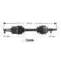 Autopart International Axle Assembly 100% NEW 1700206314