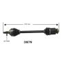 Autopart International Axle Assembly 100% NEW 1700206410