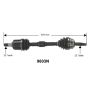 Autopart International Axle Assembly 100% NEW 1700232969