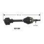 Autopart International Axle Assembly 100% NEW 170083479