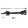 Autopart International Axle Assembly 100% NEW 170083483