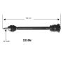 Autopart International Axle Assembly 100% NEW 170083486