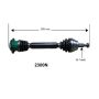 Autopart International Axle Assembly 100% NEW 170083489
