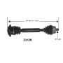 Autopart International Axle Assembly 100% NEW 170083498