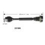Autopart International Axle Assembly 100% NEW 170083568