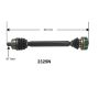 Autopart International Axle Assembly 100% NEW 170083637