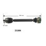 Autopart International Axle Assembly 100% NEW 170083638