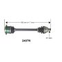Autopart International Axle Assembly 100% NEW 170083658