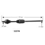 Autopart International Axle Assembly 100% NEW 170083695