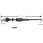 Autopart International Axle Assembly 100% NEW 170083704