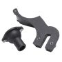 Edelbrock Generator Offset Kit Ford Flathead49-53 Satin Black