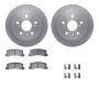 Dynamic Friction 6512-76329 Rotor Kit