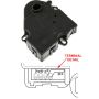 Global Parts Distributors LLC 1712075 gpd HVAC Actuator 1712075