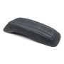 Mustang Motorcycle 77640SB Mustang 14-23 HD FL Touring Saddlebag Lid Covers (Pair) Deluxe - Black w/ Blue Stitching