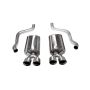 CORSA Performance 14108 Corsa 2009-2013 Chevrolet Corvette C6 6.2L V8 Polished Sport Axle-Back Exhaust