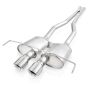 Stainless Works CTSV9CPCBHDR 2009-15 Cadillac CTS-V Coupe 3in Catback System X-Pipe Chambered Mufflers 4in Tips