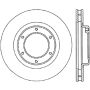 Stoptech 126.44093CSL Cryo Slotted Sport Brake Rotor - Left