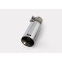 Remus 0007 05GR 2006 Opel Corsa D (w/OE Sport Rear Skirt) 1.3L CDTi 90mm Straight Cut Chromed Tail Pipe Set