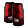 SPYDER 9026362 Xtune Chevy Silverado 1500-2500-3500 03-06 OEM Style Tail Lights Red Clear ALT-JH-CS03-OE-RC
