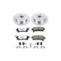 PowerStop K6323-36 Z36 Truck and SUV Carbon-Fiber Ceramic Brake Pad and Drilled & Slotted Rotor Kit