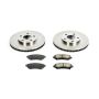 PowerStop KOE1542 OE Stock Replacement Low-Dust Ceramic Brake Pad and Rotor Kit