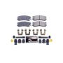 PowerStop Z23-714 PowerStop - Z23 Daily Driver Carbon-Fiber Ceramic Brake Pads with Hardware Kit