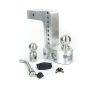 Weigh Safe 8in Drop Hitch w/Built-in Scale & 2.5in Shank (10K/18.5K GTWR) w/WS05 - Aluminum