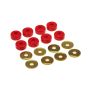 Prothane Universal End Link Bushings & Washers - 5/8 x 1 1/8 OD - Red
