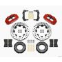 Wilwood 140-12613-DR Narrow Superlite 4R Front Kit 12.19in Drilled Red 82-86 Jeep CJ
