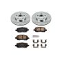 PowerStop KOE2983 OE Stock Replacement Low-Dust Ceramic Brake Pad and Rotor Kit