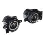 Raxiom J177415 18-23 Jeep Wrangler JL Axial Series Angel Eye LED Fog Lights