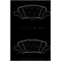 Stoptech 308.14020 Street Brake Pads - Front