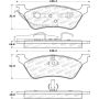 Stoptech 308.08580 Street Brake Pads
