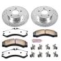 PowerStop K2149-36 Z36 Truck and SUV Carbon-Fiber Ceramic Brake Pad and Drilled & Slotted Rotor Kit