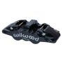 Wilwood 120-14440-BK Caliper - Aero4-DS Forged Four-Piston Caliper Black 1.12in Piston 1.10in Rotor - Black