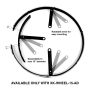 XKGLOW XK-WHEEL-15-AD XK Glow Adjustable LED RGB 15In Wheel Ring Light 1pc