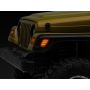 Raxiom J166835 97-06 Jeep Wrangler TJ Axial Series LED Side Marker Lamps- Clear