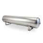 Air Lift 12955 4 Gal Alum Tank - (2) 1/4in (2) 3/8in End & 1/4in Drain - 30in L X 6in D - Polished