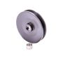 POWERMASTER PWM182 4in Dia Deep V-Belt Alt Pulley Billet Aluminum