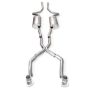 Stainless Works CV6782.5X Chevy chevelle Small/Big Block 1968-72 Exhaust 2.5in Stainless Dual