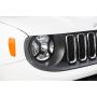Rugged Ridge 15-18 Jeep Renegade BU Black Headlight Euro Guards Texture