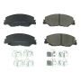 PowerStop 17-2185 PowerStop - Z17 Low-Dust Ceramic Brake Pads with Hardware