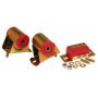 Prothane 1-1906 Jeep Motor & Trans Mount Kit - Red