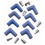 Taylor Cable 46061 90 Deg. Spark Plug Boot TML Kit Blue