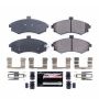 PowerStop Z23-941 PowerStop - Z23 Daily Driver Carbon-Fiber Ceramic Brake Pads with Hardware Kit