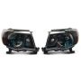 Raxiom TT26260 05-11 Toyota Tacoma Axial Series OE Replacement Headlights- Blk Housing (Clear Lens)
